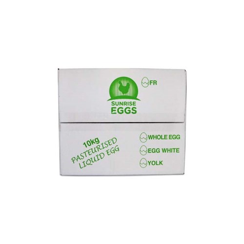 SUNRISE EGGS FROZEN FREE RANGE EGG WHITE 10KG