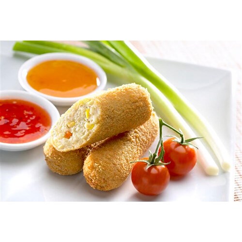 SNACK FOODS CHEESY CHICKEN CROQUETTES 48 X 70GM