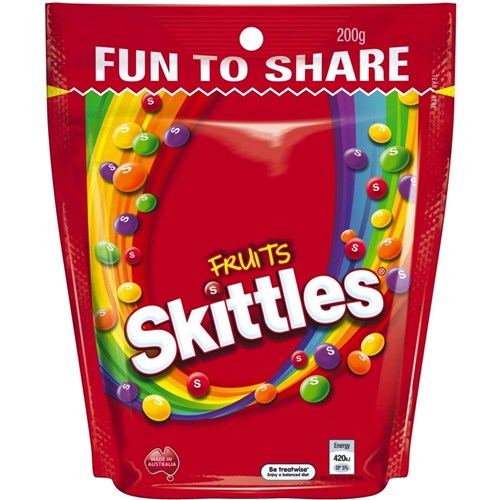 MARS FRUIT SKITTLES 12 X 200GM