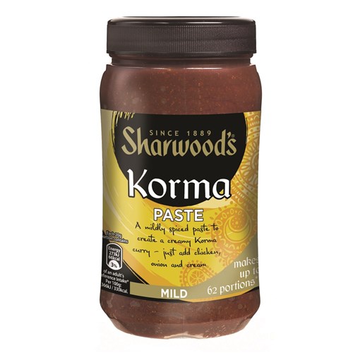 SHARWOODS KORMA CURRY PASTE 1.25KG
