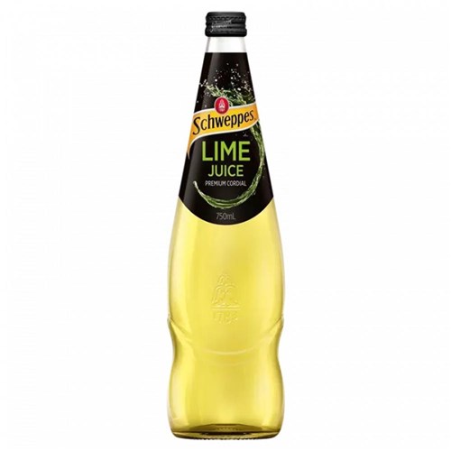 SCHWEPPES LIME CORDIAL 750ML
