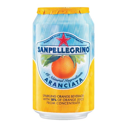 SAN PELLEGRINO ARANCIATA CAN 24 X 330ML