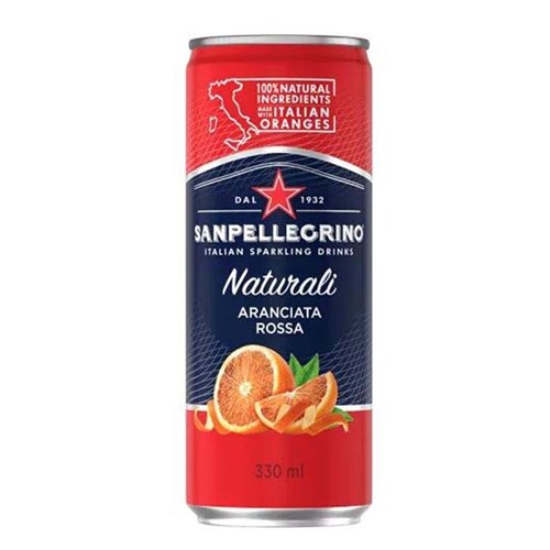 SAN PELLEGRINO ROSSA CAN 24 X 330ML
