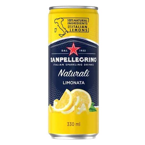 SAN PELLEGRINO LIMONATA CAN 24 X 330ML
