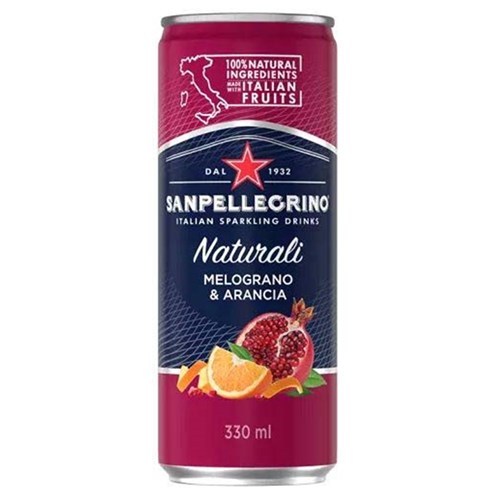 SAN PELLEGRINO MELOGRANO CAN 24 X 330ML