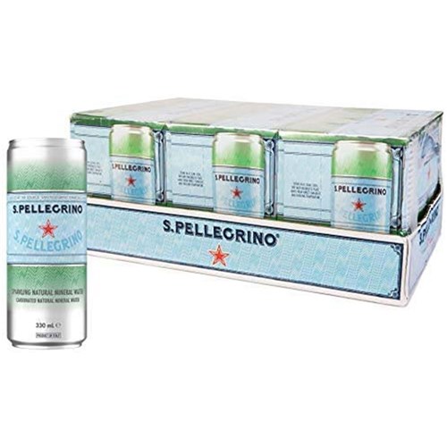 SAN PELLEGRINO SPARKING MINERAL WATER 24 X 330ML