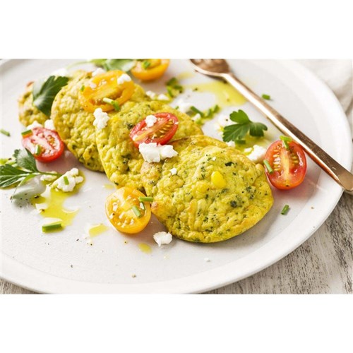 SUNNY QUEEN CORN AND ZUCCHNI FRITTER 48 X 60GM