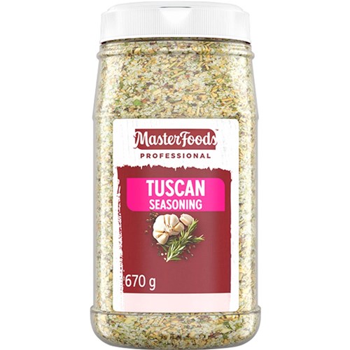 MASTERFOODS TUSCAN SEASONING 670GM