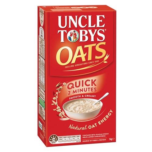 UNCLE TOBY'S QUICK OATS 1KG