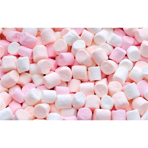 CHEFMASTER MIXED VANILLA MARSHMALLOWS 500GM