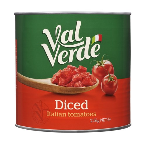VAL VERDE ITALIAN DICED TOMATO 2.55KG