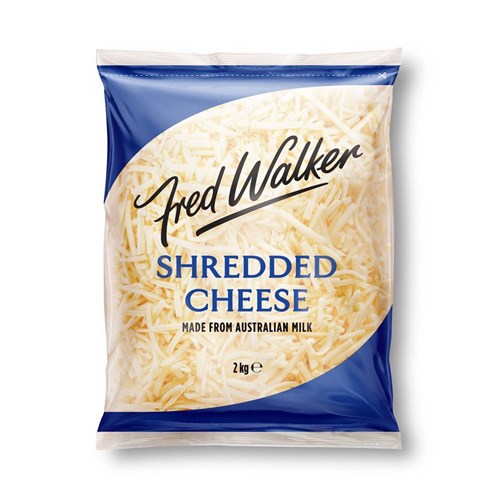 FRED WALKER TASTY SHREDDED CHEESE 2KG