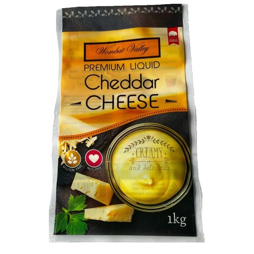 WOMBAT VALLEY CHEDDAR CHEESE SAUCE 1KG