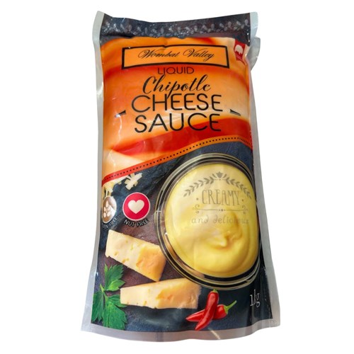 WOMBAT VALLEY CHIPOTLE CHEESE SAUCE 1KG