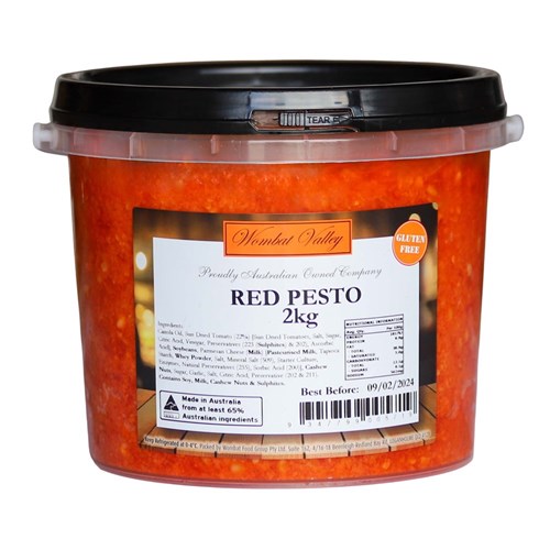 WOMBAT VALLEY PESTO ROSSO 2KG