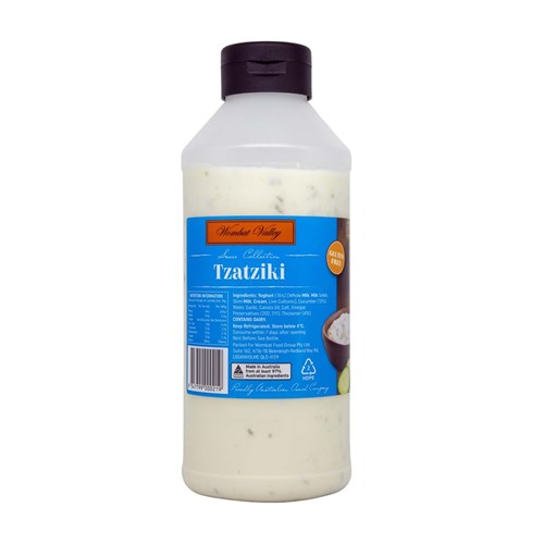WOMBAT VALLEY TZATZIKI SAUCE 1KG