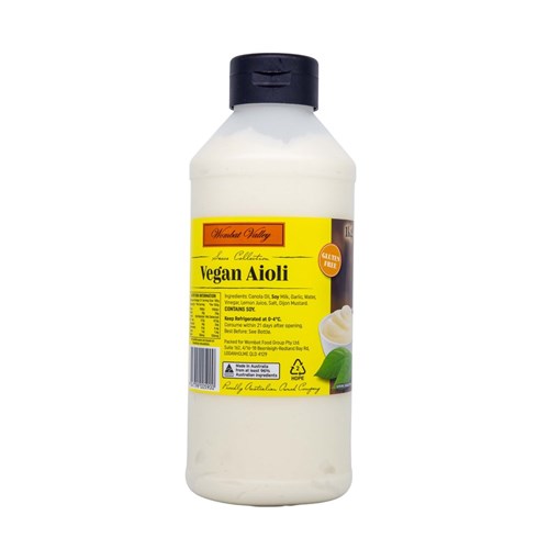 WOMBAT VALLEY VEGAN AIOLI 1KG